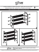 Предварительный просмотр 2 страницы 5five 181243 Instruction Sheet