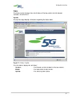 Предварительный просмотр 23 страницы 5G Wireless Solutions G-Force 850 b/g User Manual