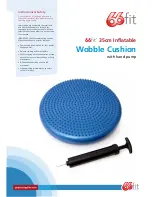 Preview for 1 page of 66fit Wobble Cushion Instructions & Safety