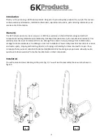 Preview for 4 page of 6K Products DH0613 15G24 Operation And Parts Manual