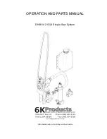 6K Products DH0614 Operation And Parts Manual preview