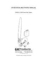 Предварительный просмотр 1 страницы 6K Products DH0628 Operation And Parts Manual