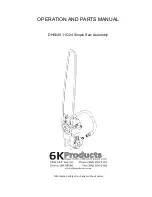 Предварительный просмотр 1 страницы 6K Products DH0649 11G24 Operation And Parts Manual