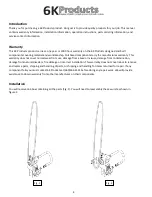 Preview for 4 page of 6K Products DH0656 21G36 Operation And Parts Manual