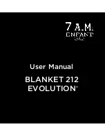 Preview for 1 page of 7 A.M. Enfant BLANKET 212 EVOLUTION User Manual