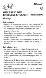 Preview for 1 page of 7-Eleven 24/7life 160499 User Manual