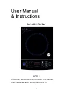 707 IC211 User Manual And Instructions preview