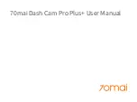 70mai Dash Cam Pro Plus+ User Manual предпросмотр