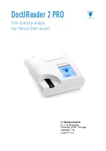 Preview for 1 page of 77 ELEKTRONIKA DocUReader 2 PRO User Manual