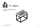 7th Haven 7HOT0005 Assembly Instructions Manual preview