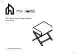 Предварительный просмотр 1 страницы 7th Haven 7HOT0019 Assembly Instructions Manual