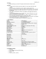 Preview for 2 page of 8 Level DVR-AHD-041-1 Installation And Operation Manual