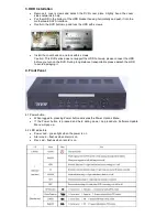 Preview for 3 page of 8 Level DVR-AHD-041-1 Installation And Operation Manual