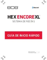 Предварительный просмотр 21 страницы 808 HEX ENCORE XL Quick Start Manual