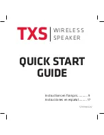 808 TXS Quick Start Manuals preview