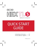 808audio HEX TLS Quick Start Manual preview