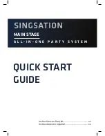 808audio SINGSATION SPKA800 Quick Start Manual предпросмотр