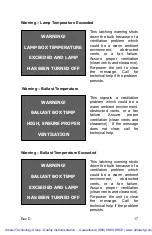 Preview for 18 page of 89 North PhotoFluor II Operating Manual