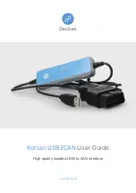 8devices Korlan USB2CAN User Manual preview