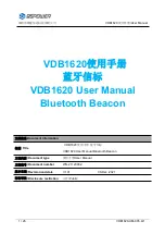 95Power VDB1620 User Manual предпросмотр