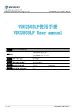 Preview for 1 page of 95Power VDU2503LP User Manual