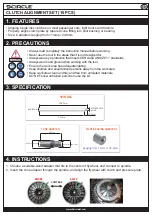 Предварительный просмотр 2 страницы 9circle 9CL-40590 Instruction Manual