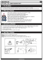 Предварительный просмотр 2 страницы 9circle 9CL-9103031 Instruction Manual