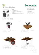 A. & H. Meyer NETBOX Starfish Installation Manual preview