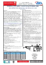 Preview for 1 page of A.B.S. FIREKILL 15241 Technical Data