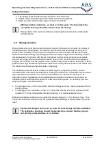 Preview for 8 page of A.B.S. Flexilo ECO Assembly-, Operating-, And Filling Instructions