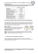 Preview for 4 page of A.B.S. Flexilo MODUL Assembly-, Operating-, And Filling Instructions