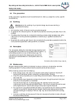 Preview for 7 page of A.B.S. Flexilo MODUL Assembly-, Operating-, And Filling Instructions