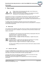 Preview for 9 page of A.B.S. Flexilo MODUL Assembly-, Operating-, And Filling Instructions