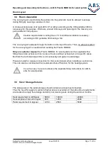 Preview for 11 page of A.B.S. Flexilo MODUL Assembly-, Operating-, And Filling Instructions