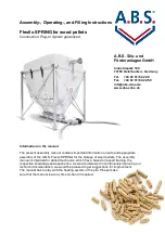 A.B.S. Flexilo Assembly-, Operating-, And Filling Instructions preview