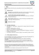 Предварительный просмотр 3 страницы A.B.S. Flexilo Assembly-, Operating-, And Filling Instructions