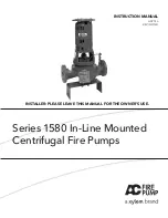 Предварительный просмотр 1 страницы A-C Fire Pump 1580 series Instruction Manual