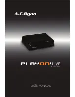 Предварительный просмотр 1 страницы A.C.Ryan Playon!LIVE ACR-PV78100 User Manual