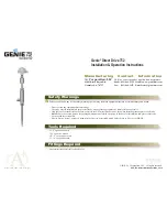 A+ Corporation, LLC. Genie Direct Drive 752 Installation & Operation Instructions preview