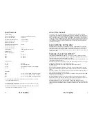 Предварительный просмотр 3 страницы a/d/s/ 192B Owner'S Manual