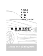 Preview for 1 page of a/d/s/ A10s.2 Owner'S Manual