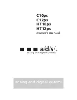 Preview for 1 page of a/d/s/ C10ps Owner'S Manual