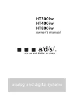 a/d/s/ HT300iw Owner'S Manual preview