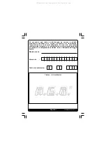 Preview for 12 page of A.E.B. 1050 Assembly Instructions Manual