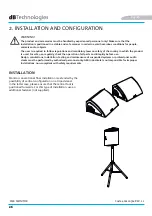 Preview for 10 page of A.E.B. dBTechnologies FLEXSYS FMX Series User Manual