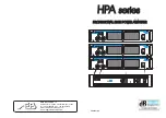 A.E.B. HPA Series User Manual preview