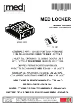 Preview for 1 page of A.E.B. MED LOCKER User Manual