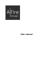 Предварительный просмотр 1 страницы A-Fire Design AW-VIP User Manual