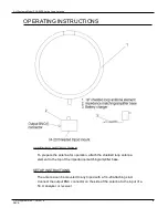 Preview for 8 page of A.H. Systems 2383 Operation Manual