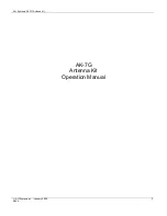 A.H. Systems AK-7G Operation Manual preview